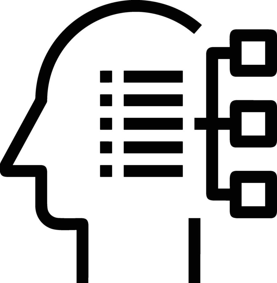 Brain idea symbol icon vector image. Illustration of the creative intelligence think design image. EPS 10
