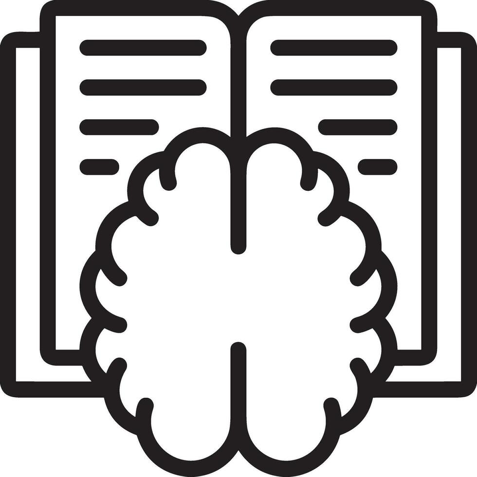 Brain idea symbol icon vector image. Illustration of the creative intelligence think design image. EPS 10