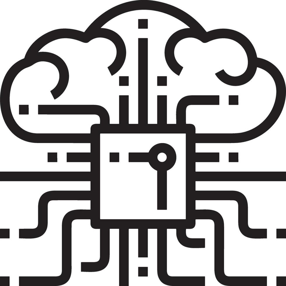 Brain idea symbol icon vector image. Illustration of the creative intelligence think design image. EPS 10