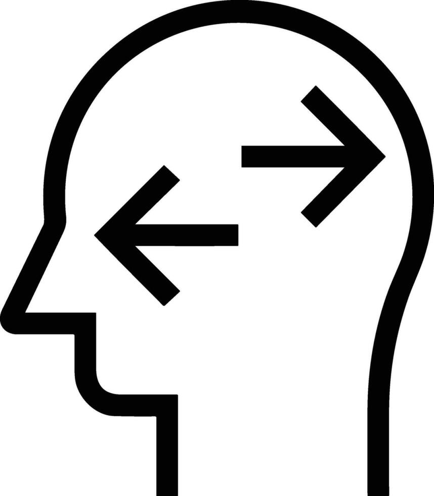 Brain idea symbol icon vector image. Illustration of the creative intelligence think design image. EPS 10