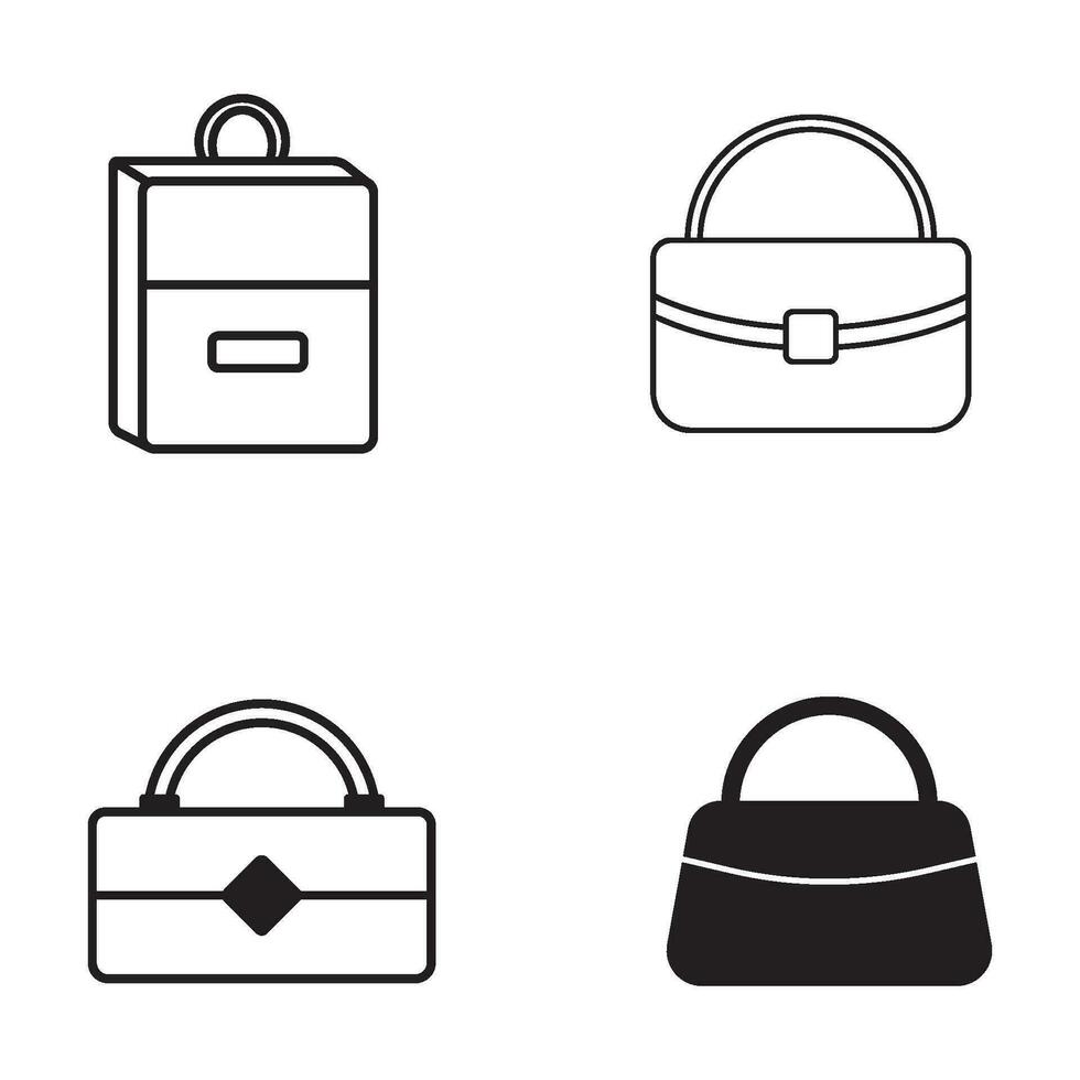 bag icon vector 27663010 Vector Art at Vecteezy