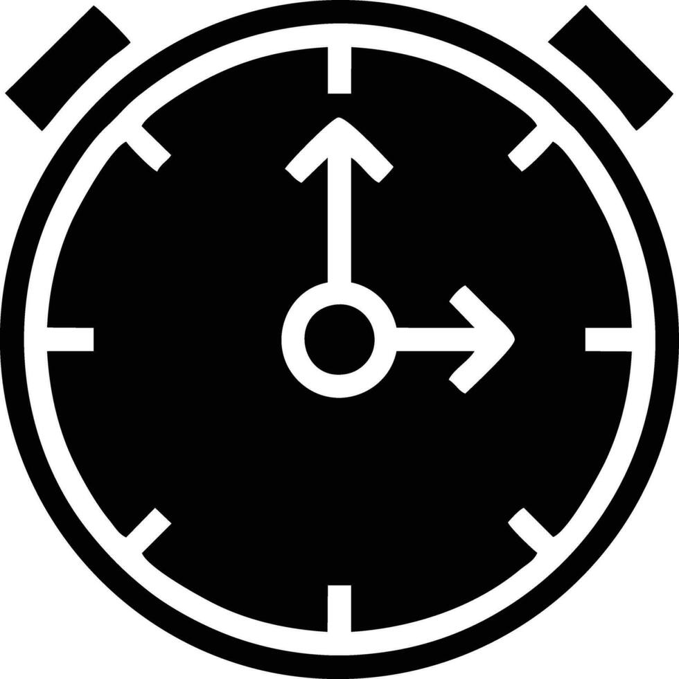 Clock icon symbol design image. Illustration of the alarm watch time isolated vector image. EPS 10