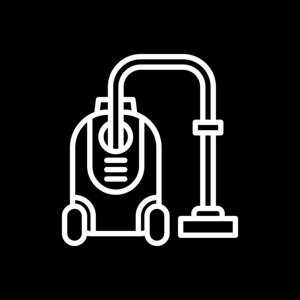 Vacuum Cleaner Vector Icon Design
