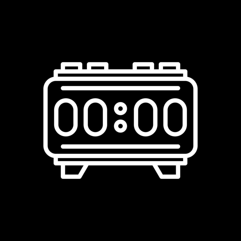 Digital Alarm Vector Icon Design