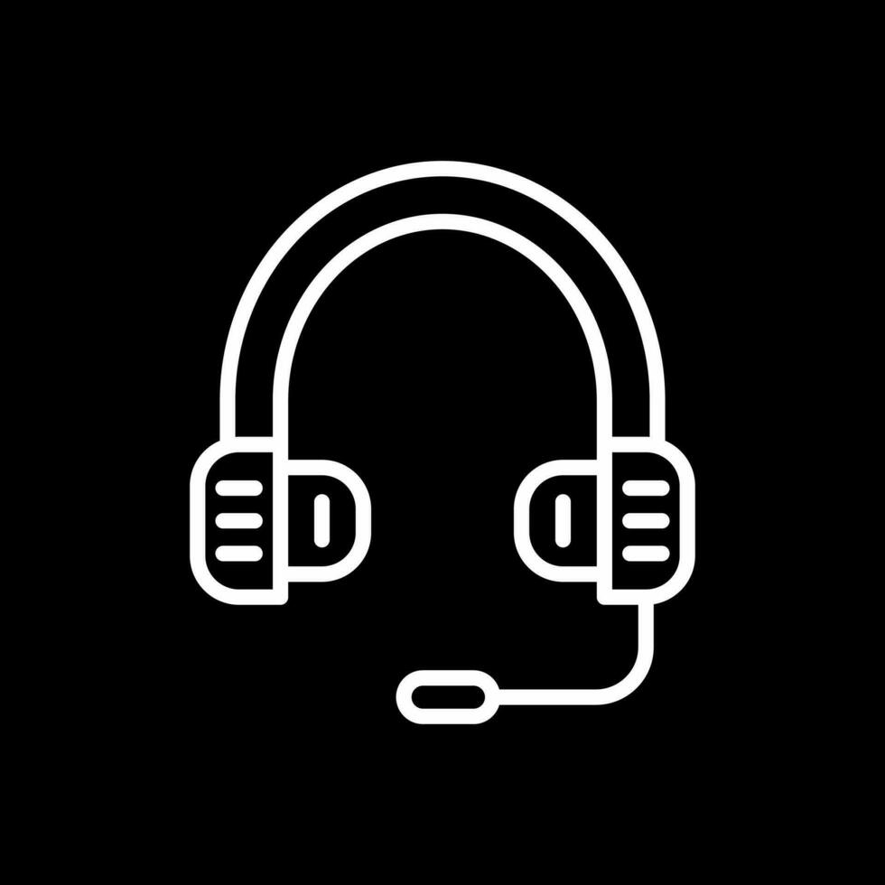 Headset Vector Icon Design