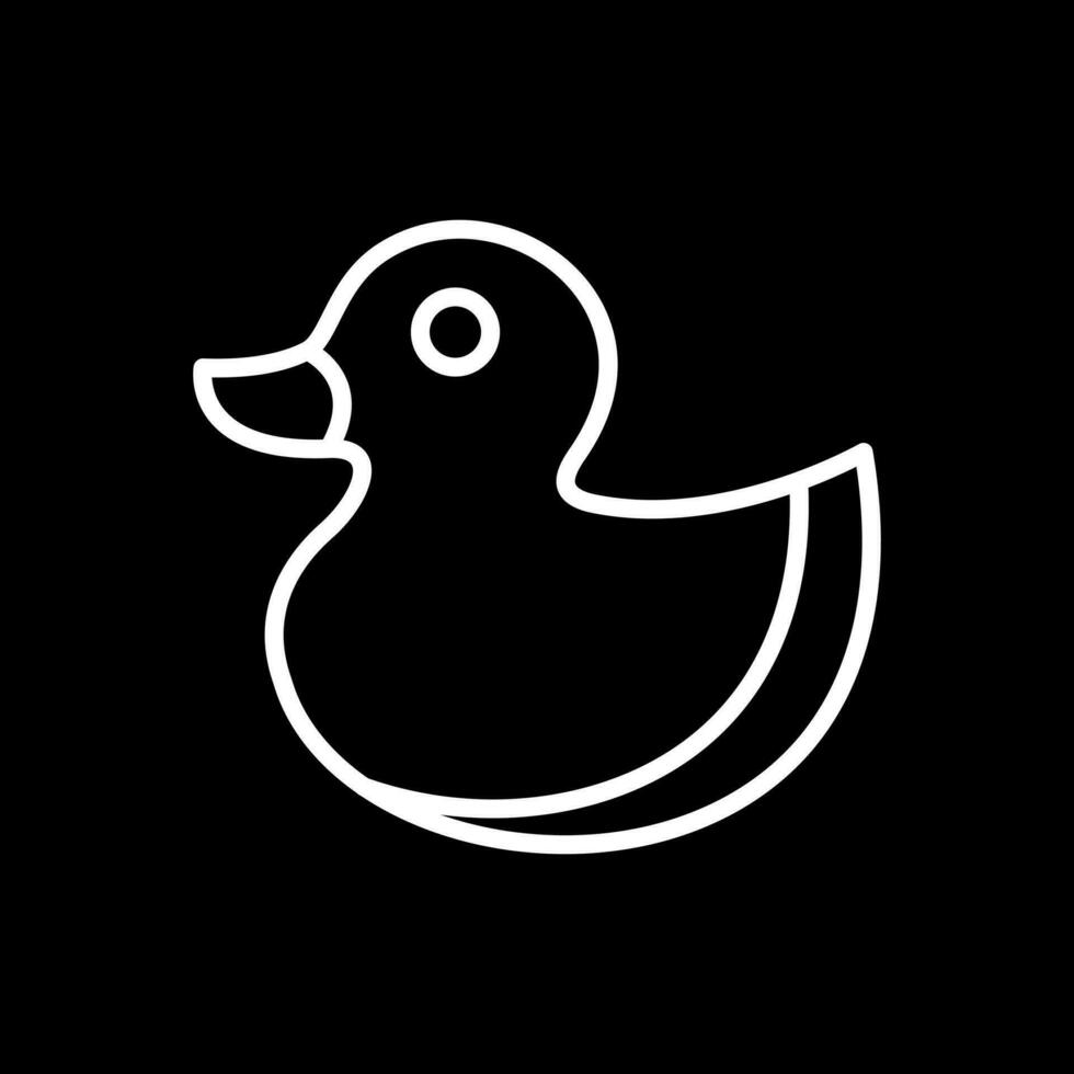 diseño de icono de vector de pato de goma