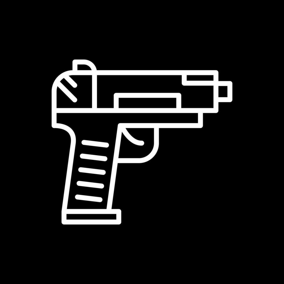 diseño de icono de vector de pistola