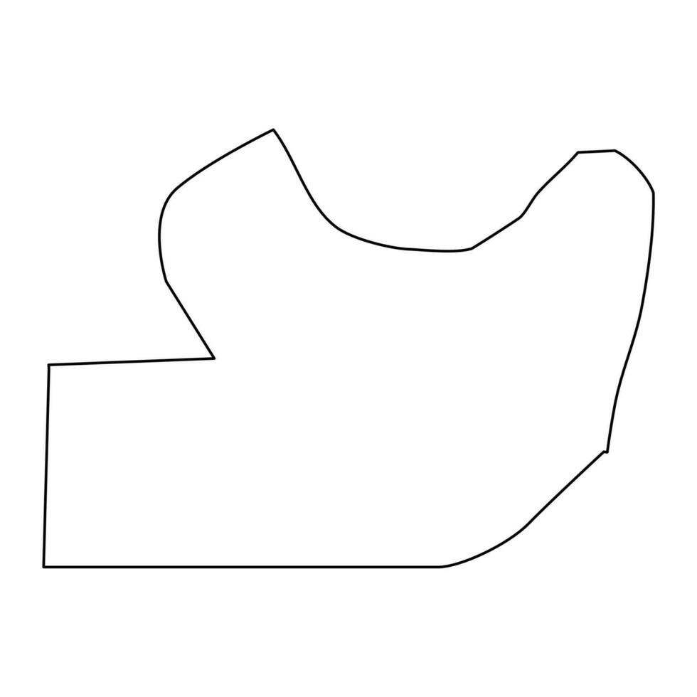 Hawalli governorate, administrative division of the country of Kuwait. Vector illustration.