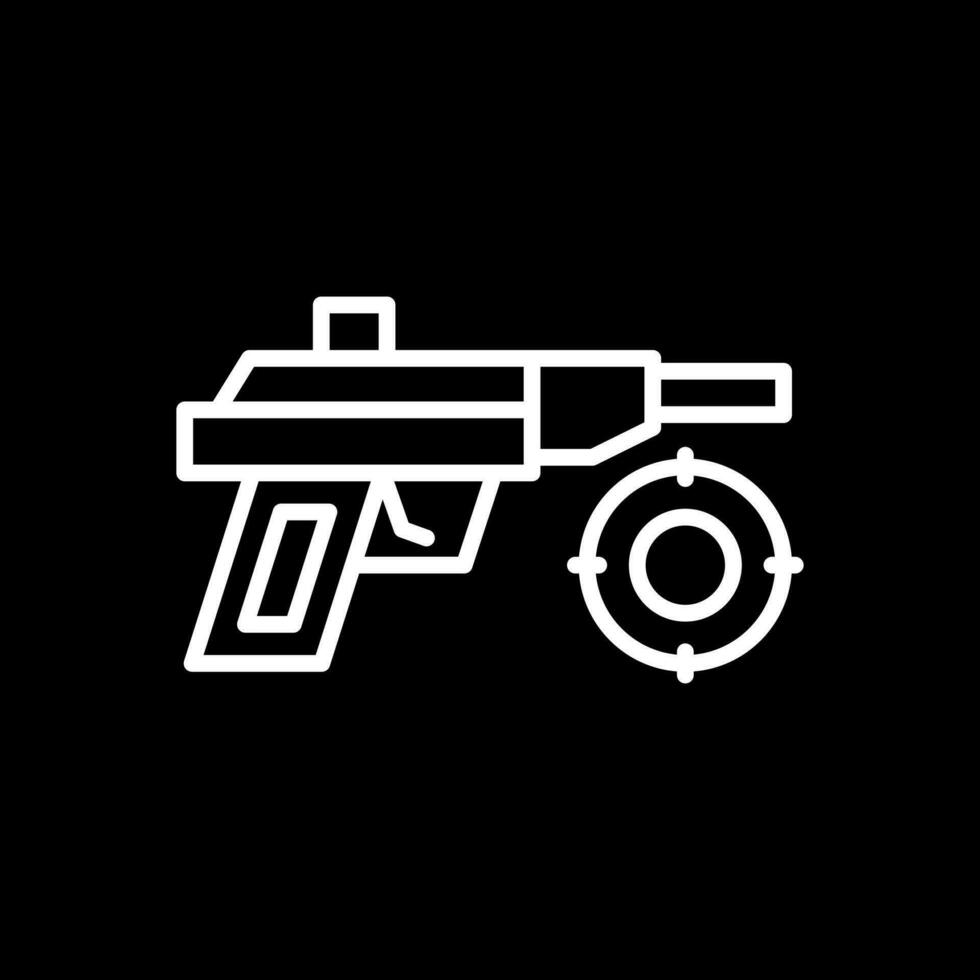 Laser Gun Vector Icon Design