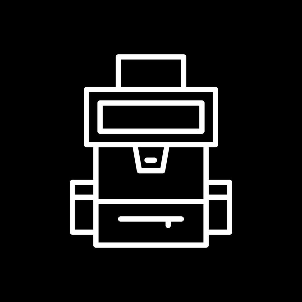 Backpack Vector Icon Design