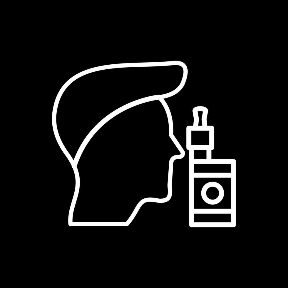 Vaping Vector Icon Design