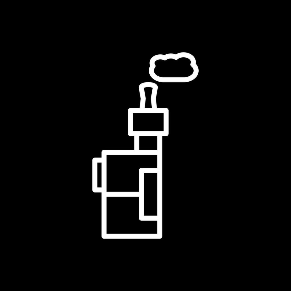 Electronic Cigarette Vector Icon Design