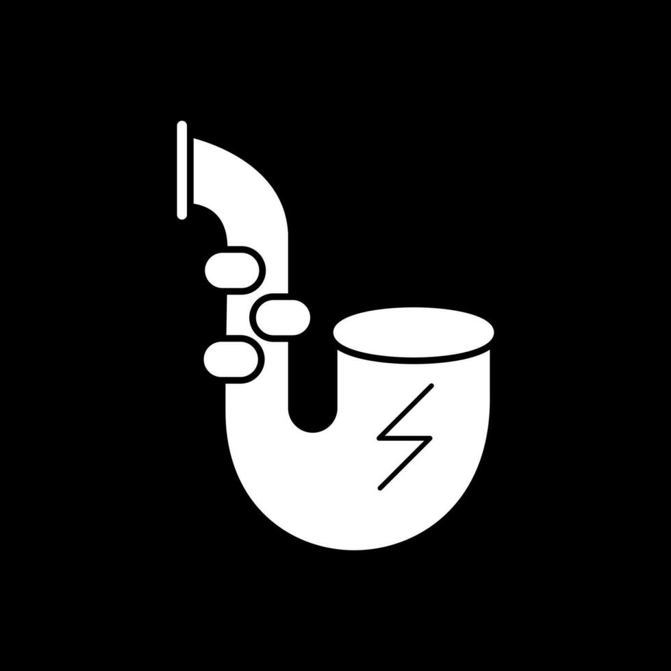 Electronic Pipe Vector Icon Design