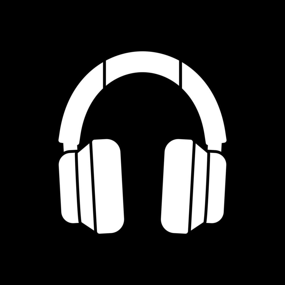 Headphones Vector Icon Design