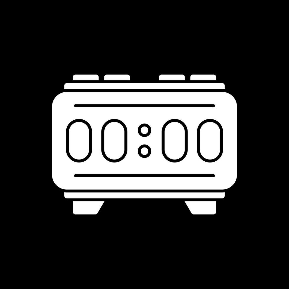 Digital Alarm Vector Icon Design