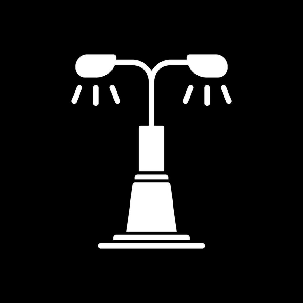 Street Light Vector Icon Design