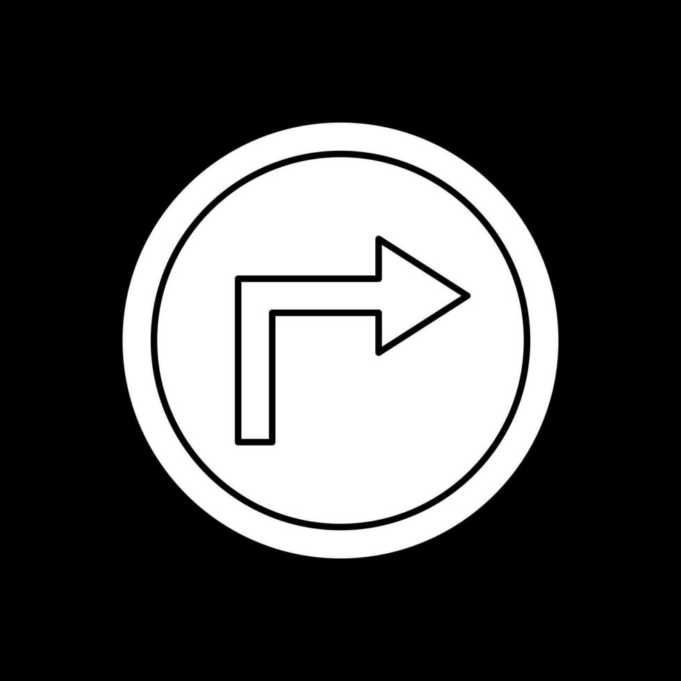 Turn Vector Icon Design