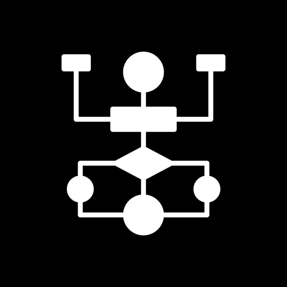 Flow Chart Vector Icon Design