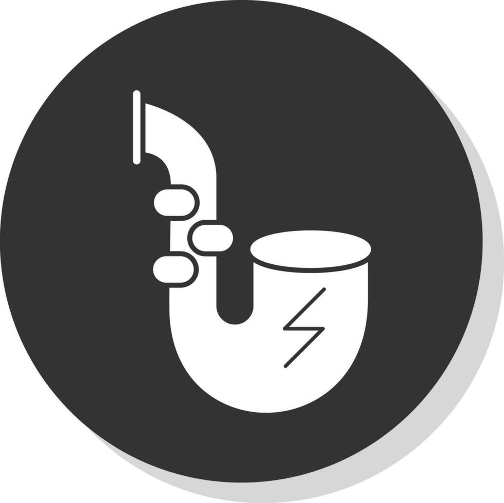 Electronic Pipe Vector Icon Design