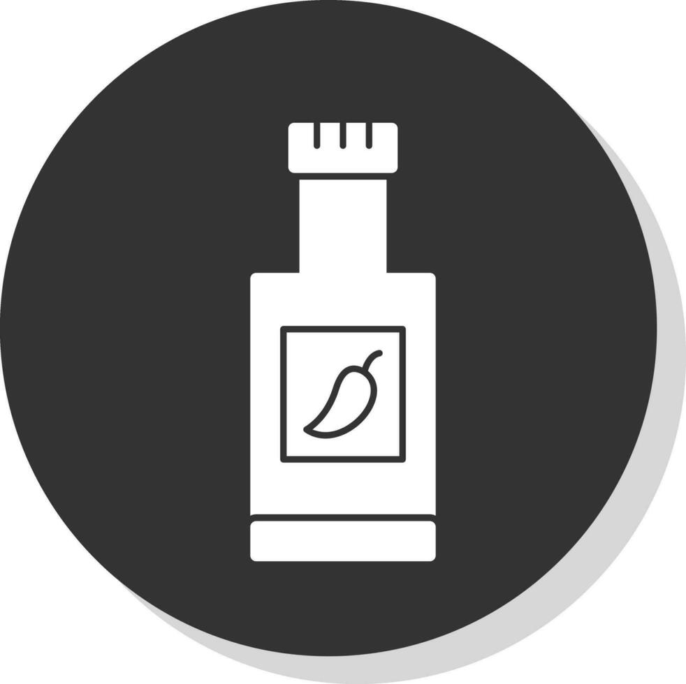 Chili Sauce Vector Icon Design