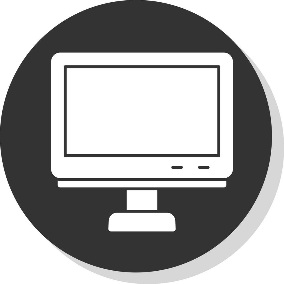 Monitor Vector Icon Design