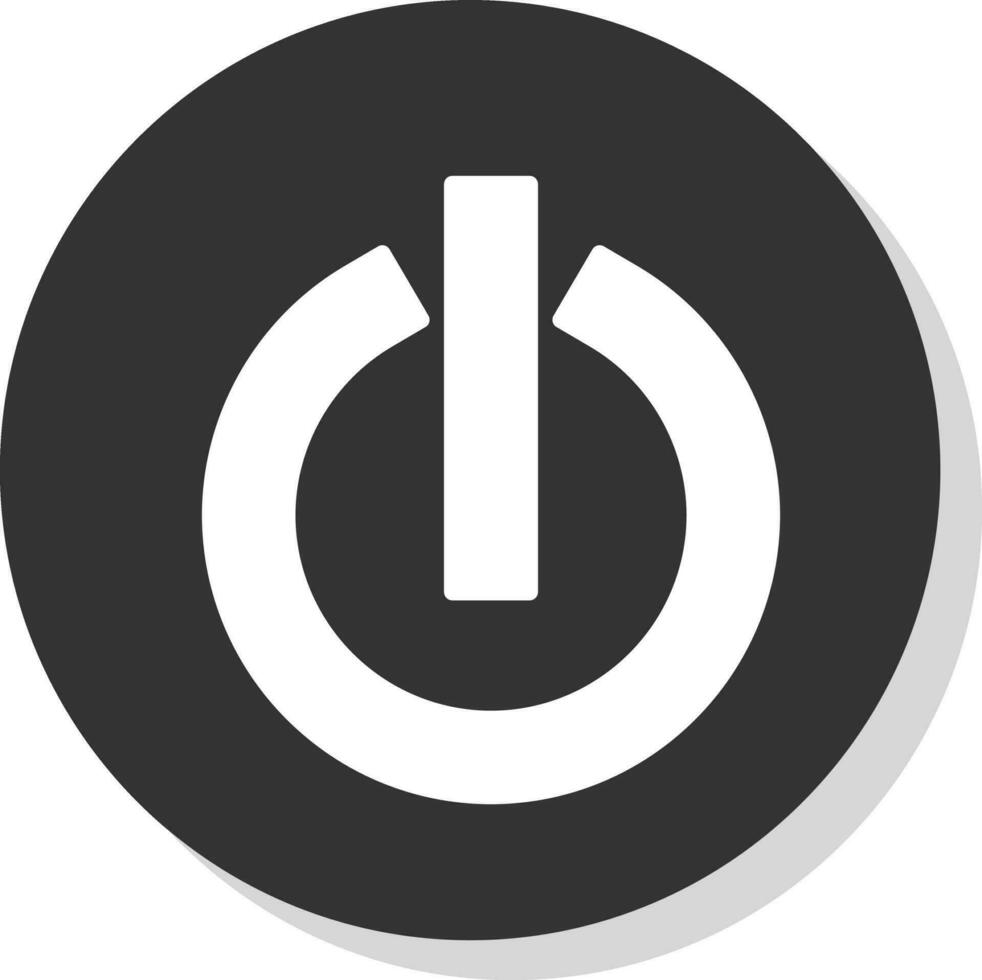 Power Button Vector Icon Design