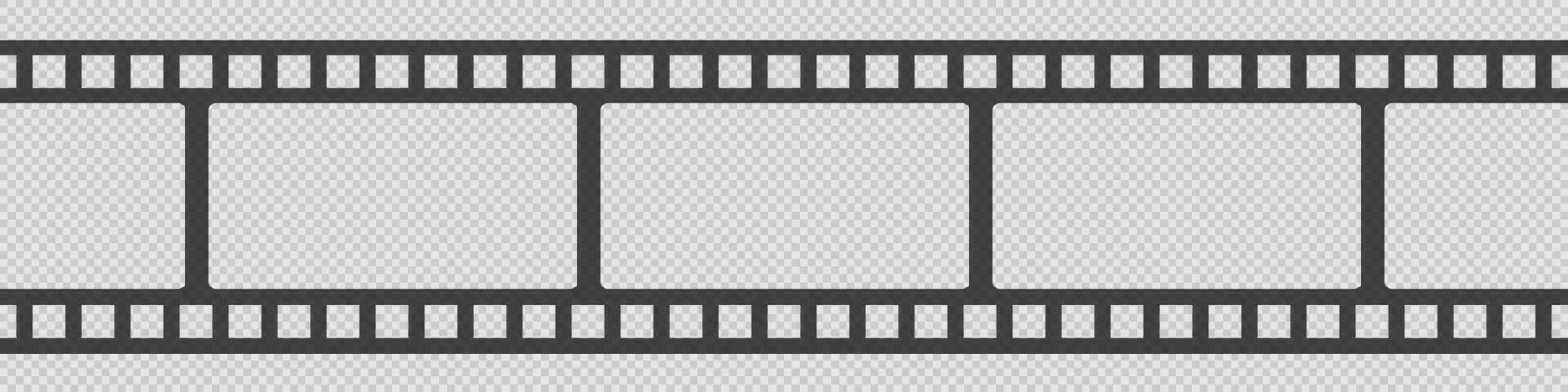 Seamless film strip vector
