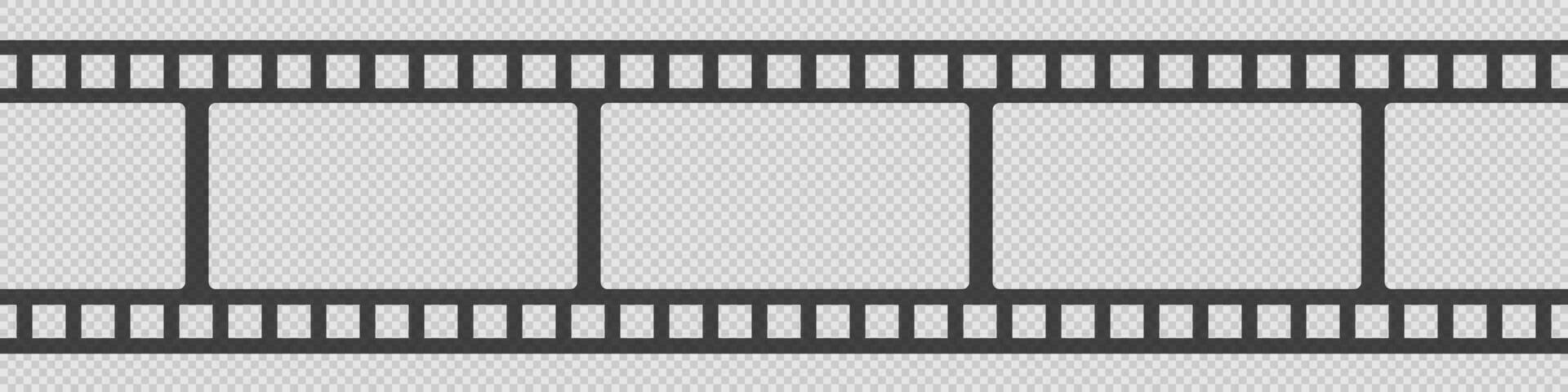 Seamless film strip vector