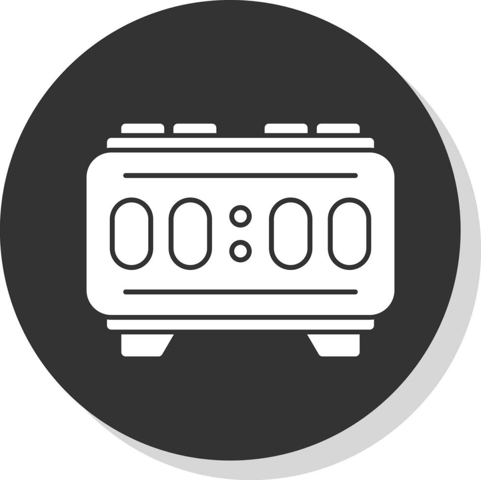Digital Alarm Vector Icon Design