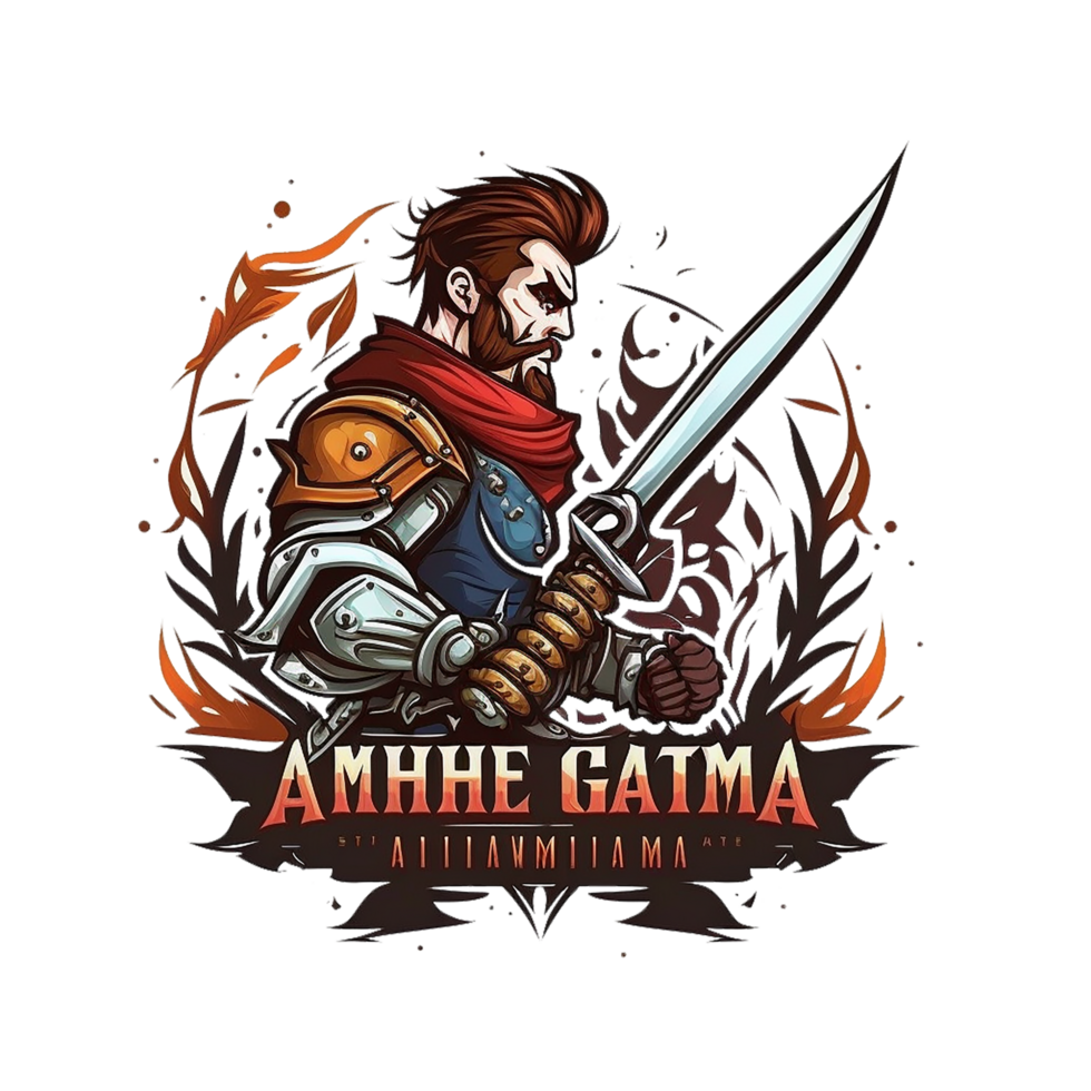 Ninja gaming mascot logo design for free, Ai Generative png