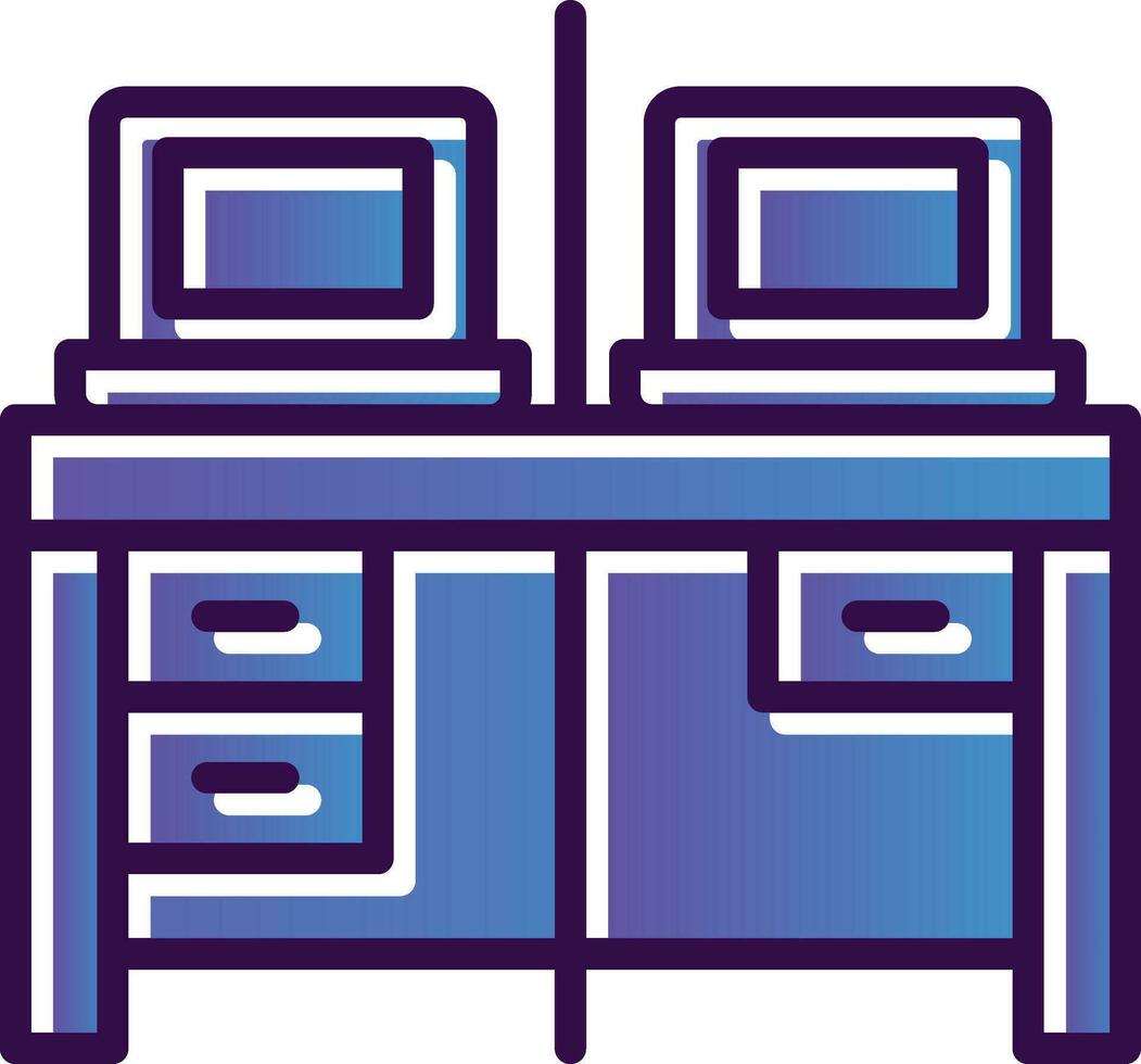 Work Space Vector Icon Design