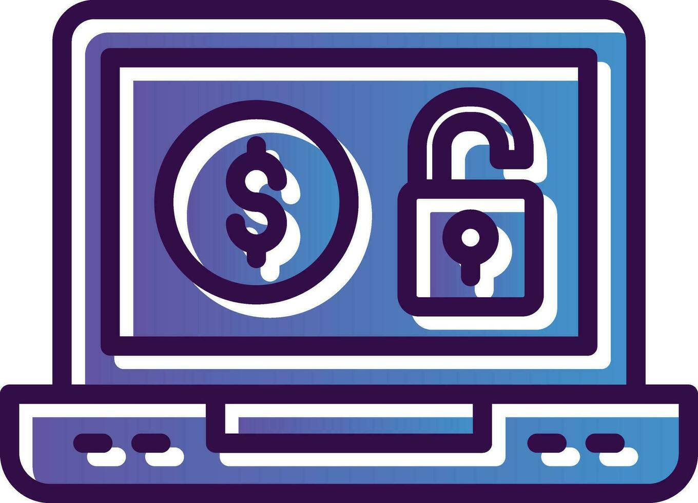 Unsecured Vector Icon Design