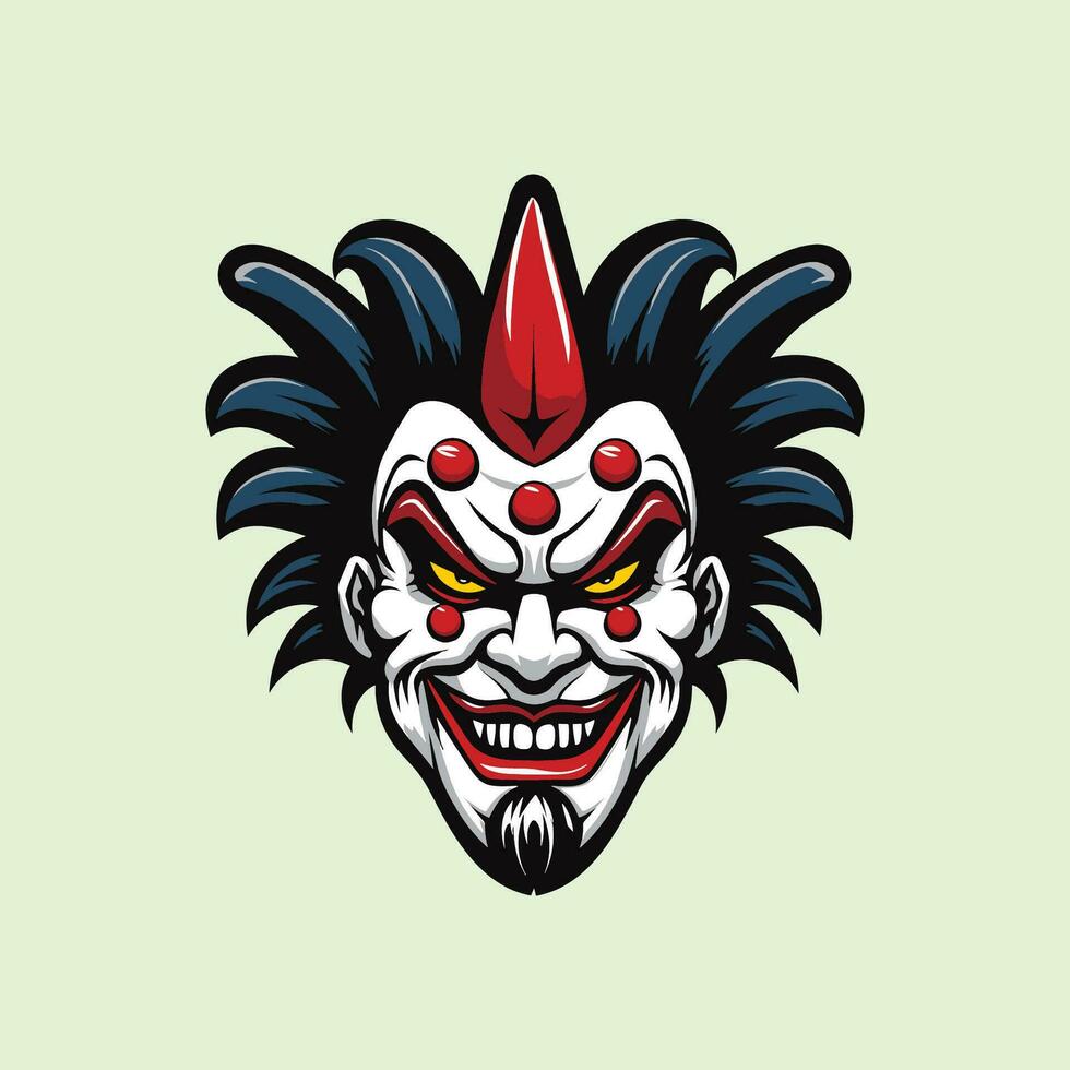 Vibrant Vector Design, Mascot Clown Character