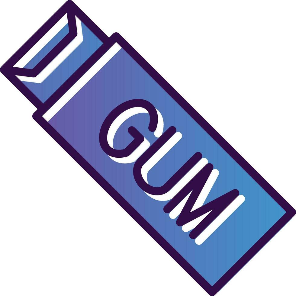 Chewing Gum Vector Icon Design