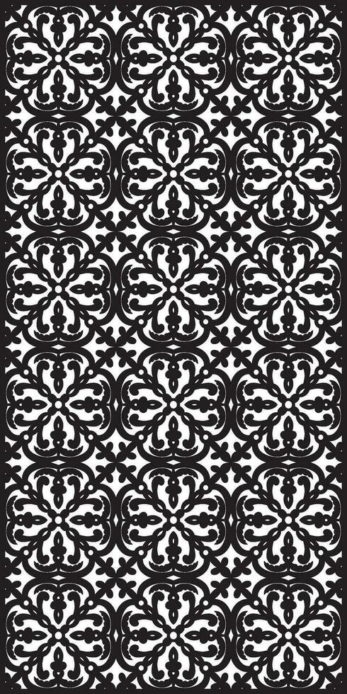 Rectangular lattice pattern background in oriental style. Arabesque. vector