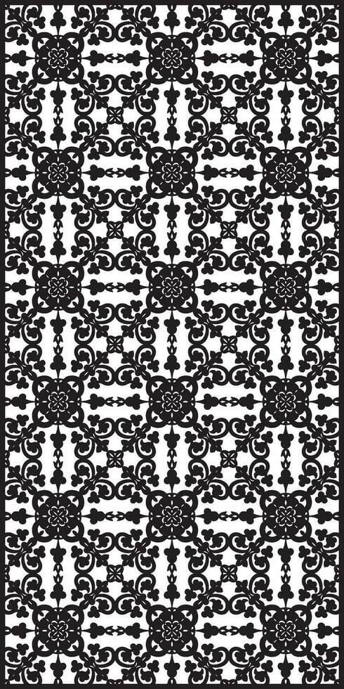 Rectangular lattice pattern background in oriental style. Arabesque. vector