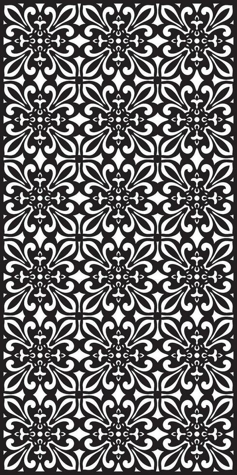 Rectangular lattice pattern background in oriental style. Arabesque. vector