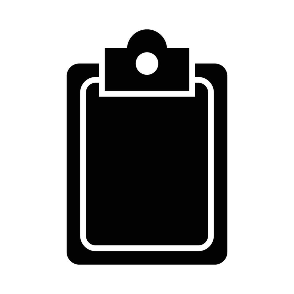 Clipboard Vector Glyph Icon For Personal And Commercial Use.