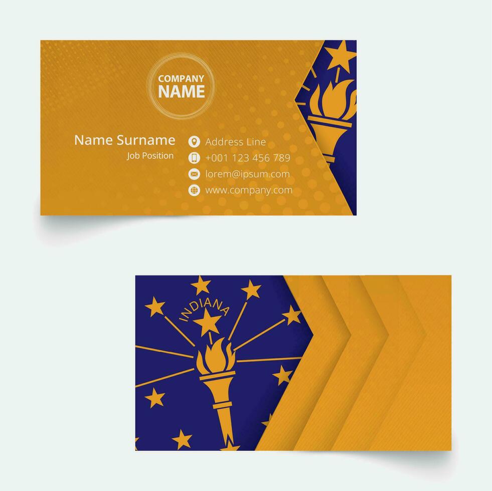 Indiana Flag Place Card Indiana Flag Place Card