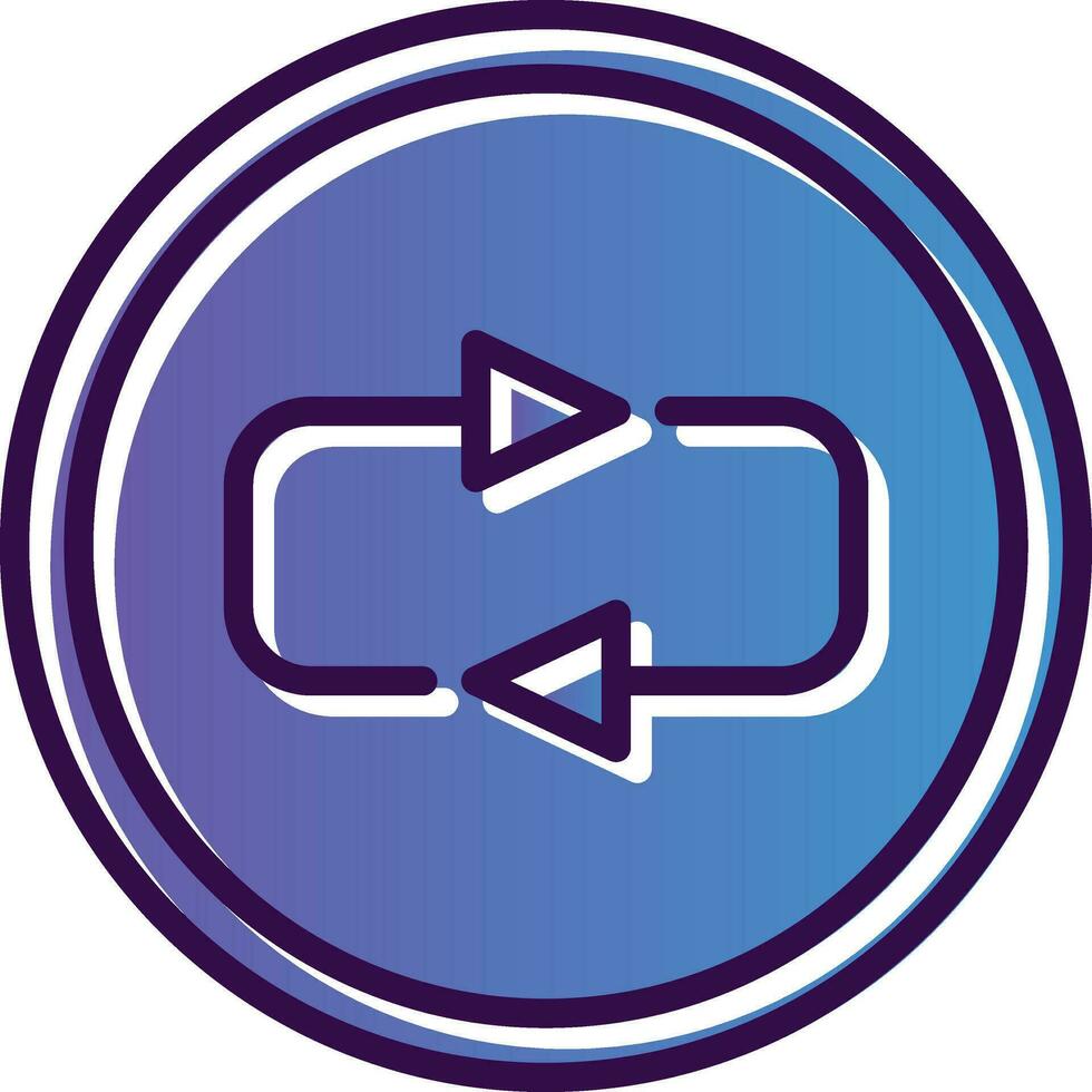 Loop Vector Icon Design