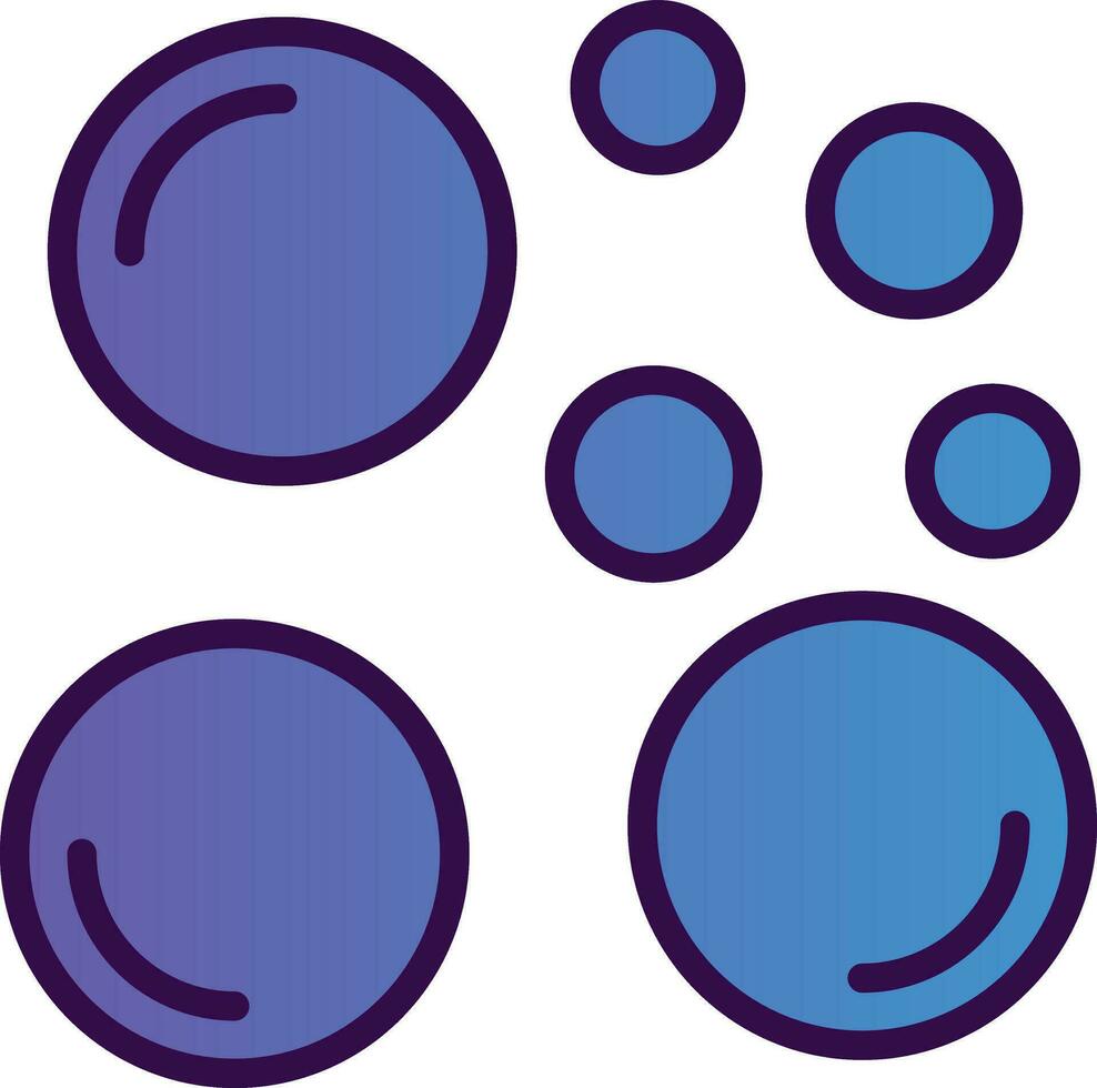 Bubbles Vector Icon Design