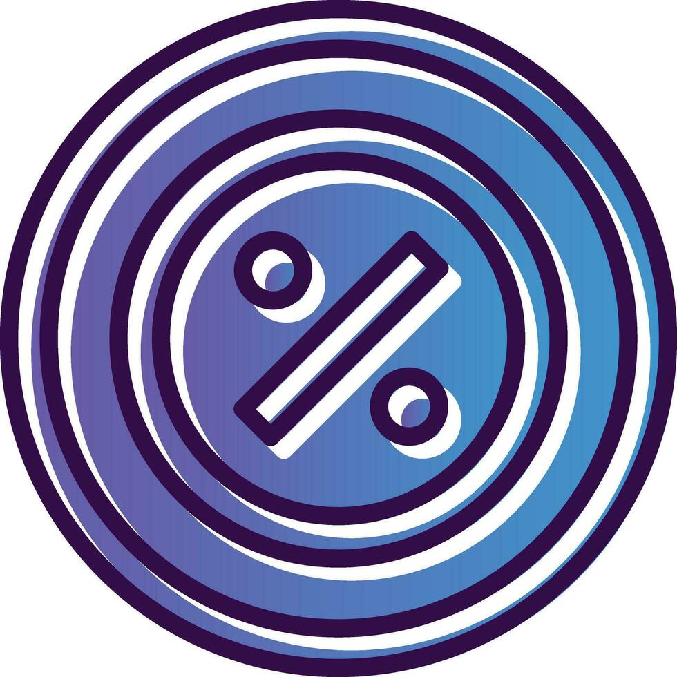 Percentage Vector Icon Design