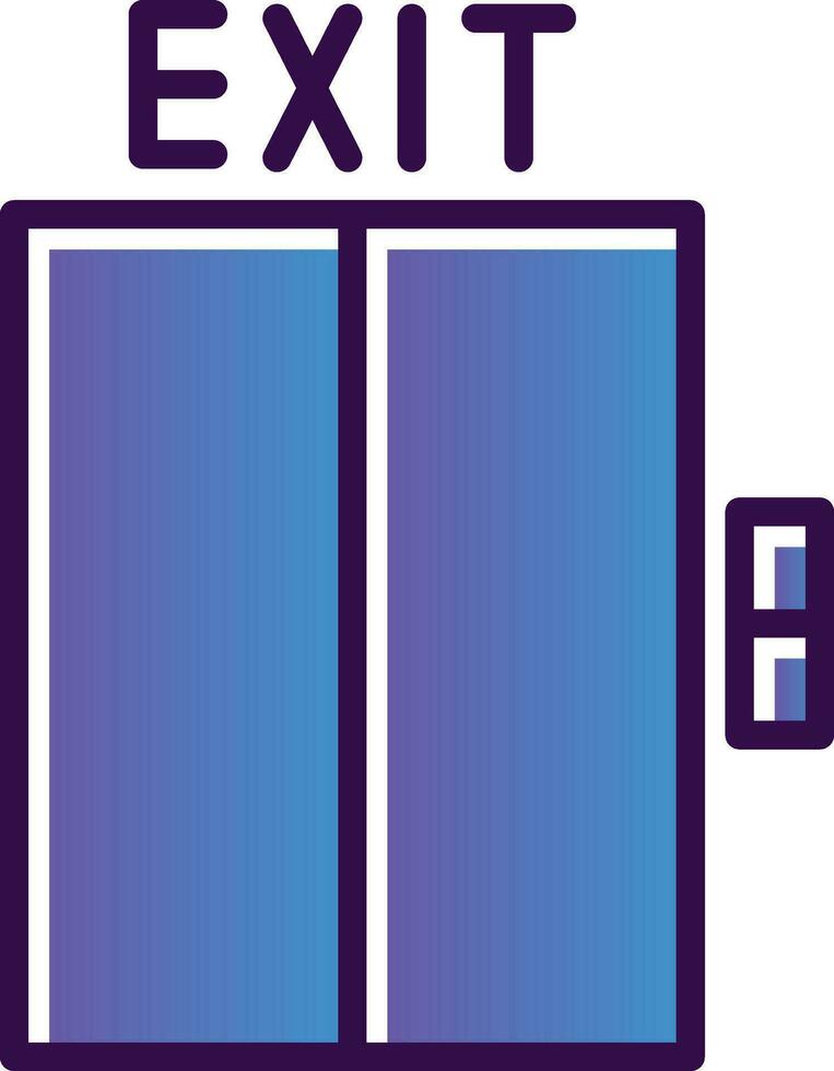 Exit Vector Icon Design