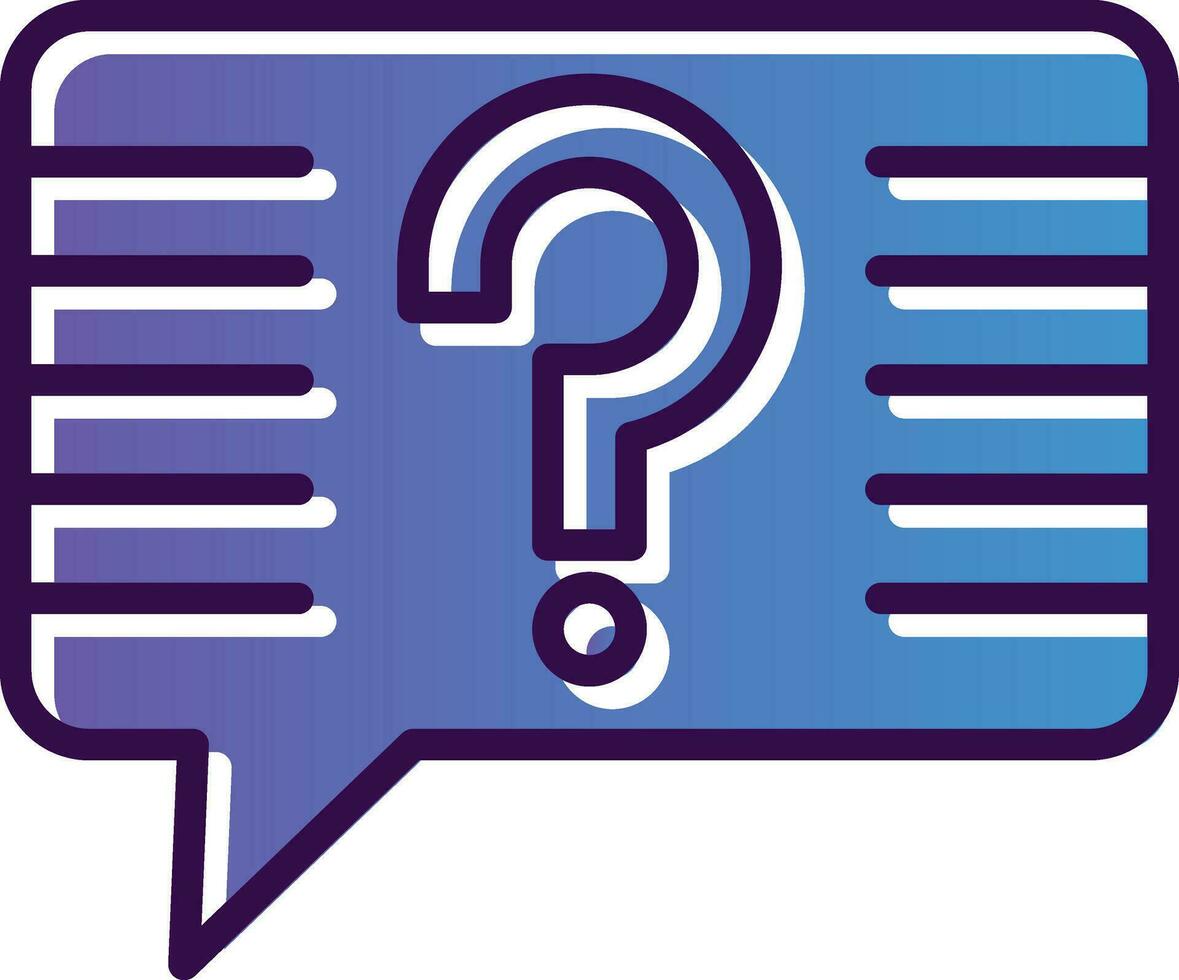 Question Vector Icon Design