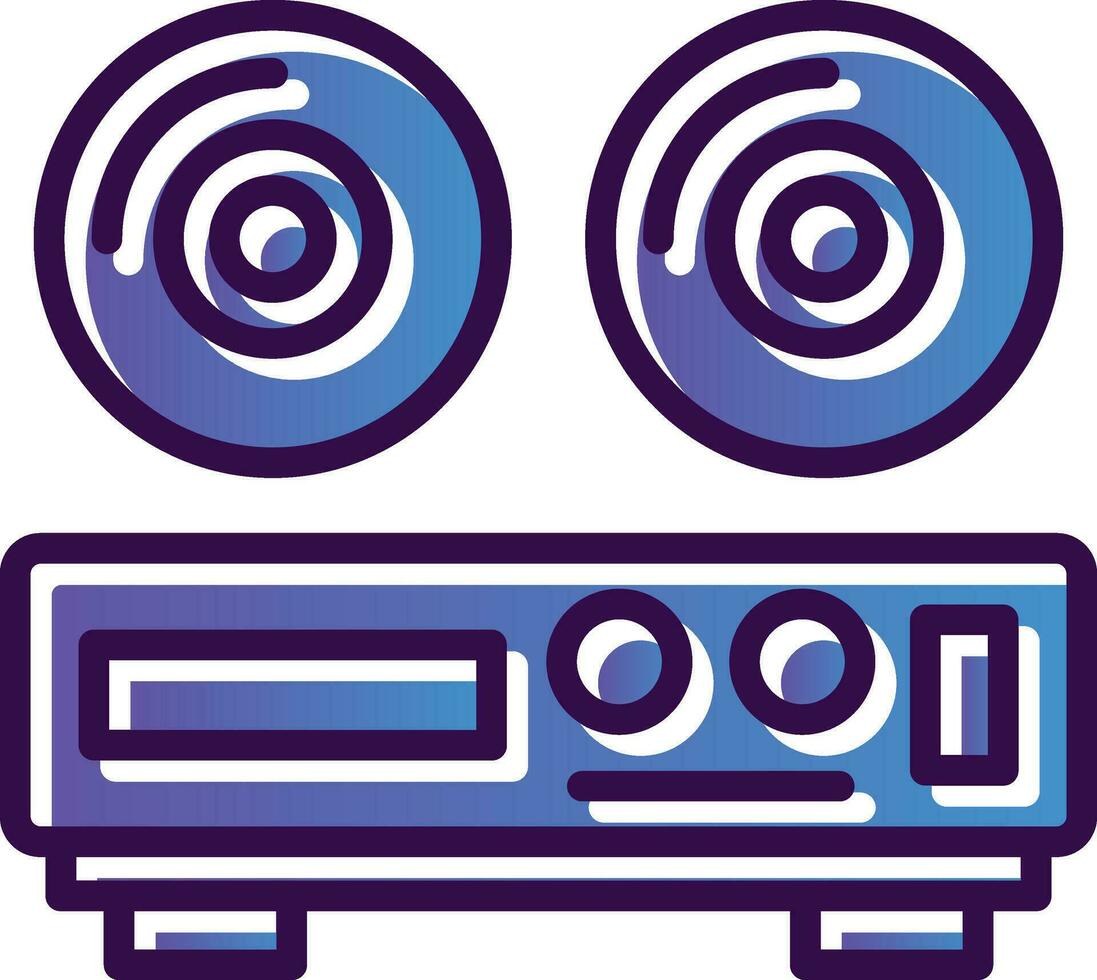 Dvd Player Vector Icon Design