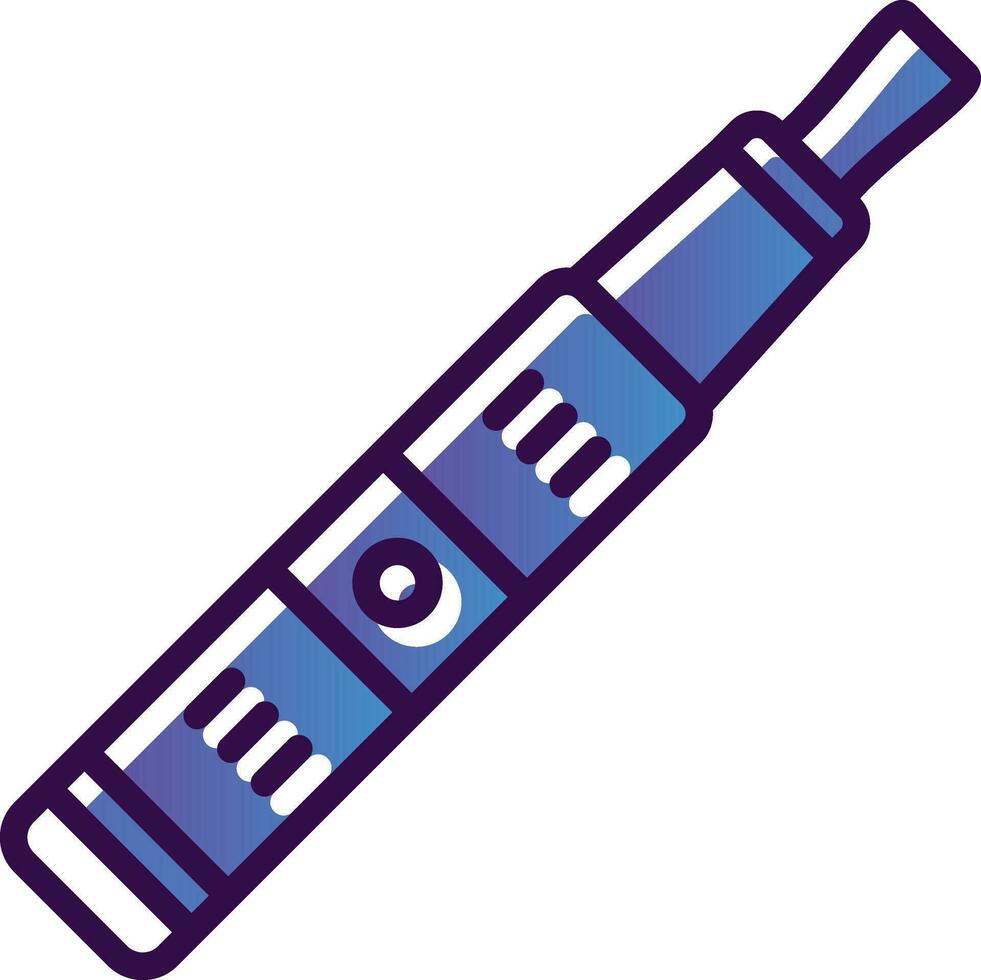 Electronic Cigarette Vector Icon Design