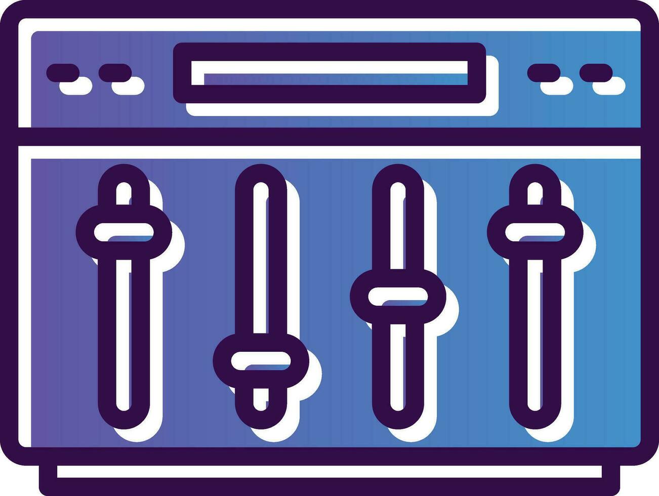 Equalizer Vector Icon Design