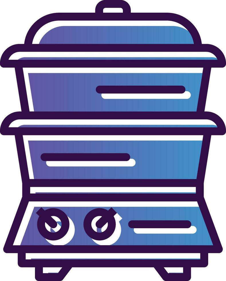 Steamer Vector Icon Design