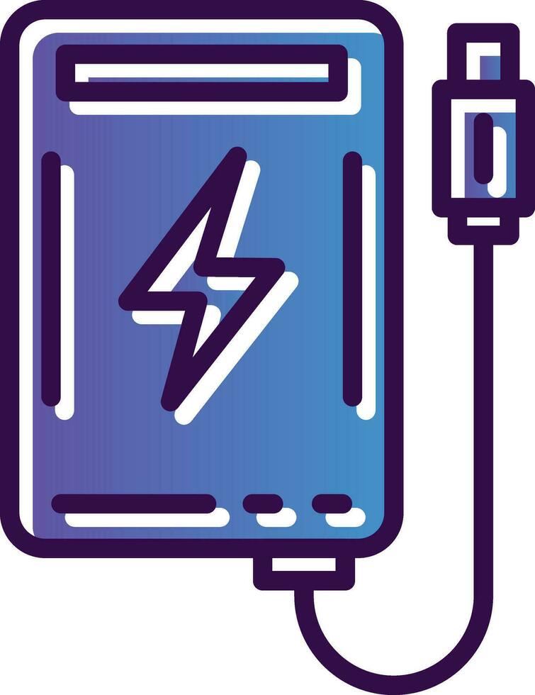 Power Bank Vector Icon Design