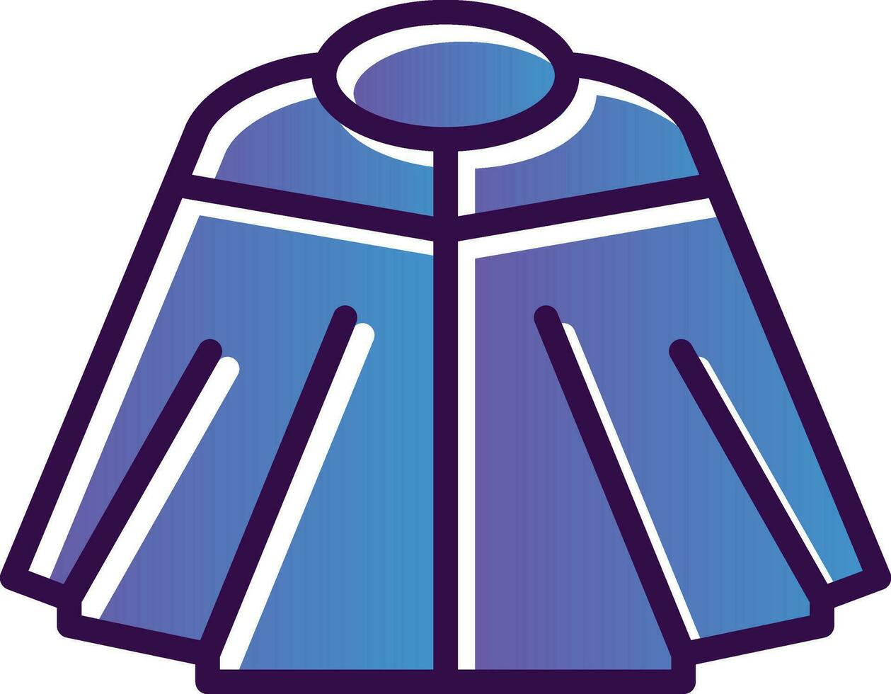 Cloak Vector Icon Design